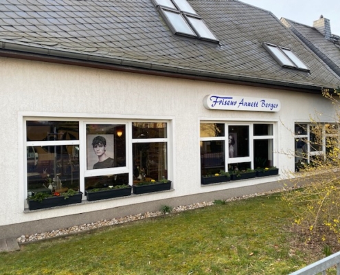 Außenansicht Friseursalon